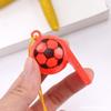 Silbato de Fútbol para el Mundial de Fútbol Silbato de Plástico con Cara Sonriente Silbato de Árbitro Regalo para Niños Accesorios para Animar Juguetes de Puesto Callejero