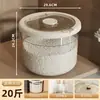 Recipiente de Arroz à Prova de Insetos e Umidade para Cozinha, Novo Recipiente de Armazenamento Doméstico de Grau Alimentício para Arroz, Feijão e Farinha