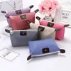 Bolsa de Mão de Grande Capacidade com Acabamento de Luxo, Bolsa Organizadora de Maquiagem em Cores Doces, Bolsa Portátil de Viagem para Mulheres, Bolsa Pequena de Bolinho para Venda por Atacado