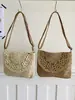 Bolso de Estilo Étnico Bohemio Transfronterizo para Mujer 2026 Nuevo Bolso Tejido Hueco para Teléfono Móvil Bolso de Playa para Vacaciones en la Costa