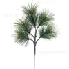 15 Agulhas de Pinheiro Grandes, Pinhas e Galhos Altamente Realistas, Decoração de Parede de Plantas Verdes para Sala de Estar, Venda por Atacado para Árvores de Natal