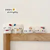 Muñeca de Peluche de Dibujos Animados Gato Kt Broche de Gato Colgante para Mochila de Gatito Decoración Ropa Bufanda Calcetines Accesorios