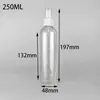 Botella pulverizadora transparente Spot 1030 50 100ml botella de plástico presionar lateral Botella pulverizadora rellenado de perfume