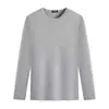 SGBL/TS 030# Camiseta Masculina Manga Longa Gola Careca Leica Básica Pública XYW13093 Ver Detalhes Cor Sólida Largura