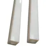 Tubo de PTFE Teflon Personalizado Resistente a Altas y Bajas Temperaturas Redondo Interno y Cuadrado Externo Tubo de PTFE Cuadrado Externo con Agujero Redondo Resistente a la Corrosión