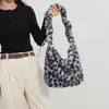 Bolso peludo de Otoño e Invierno, Bolso de mujer con estampado de leopardo retro, Bolso de hombro moderno callejero, Bolso cruzado de gran capacidad, Bolso de felpa, Versátil