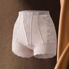 Bragas de Control de Abdomen Postparto Moldeadoras de Encaje Bordado de Cintura Alta Control Fuerte del Abdomen 100A Entrepierna Antibacteriana Elevadora