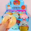 Brinquedo antiestresse fofo em formato de coração com lantejoulas, para apertar no escritório, brinquedo antiestresse fofo de desenho animado para exportação