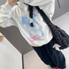 Ropa con capucha de nicho destacada Sudadera con capucha Suéter con capucha británico Sudadera con capucha para mujer Impresa Deportiva Fresca Casual Divertida Popular en Internet