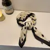 Lenço de Seda Coreano Fácil de Cuidar e Resistente a Amassados, Lenço Decorativo Pequeno para Pescoço com Padrão Paisley Listrado Bolinhas Diamante Fashion Retrô, Lenço de Cabeça, Lenço