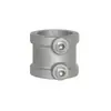 Conectores de Tubo de Acero de 20/25/32 mm Uniones de Tubo de Aleación de Aluminio Hierro Conectores de Tubo Galvanizado para Barandillas Sujetadores