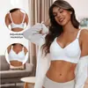 Popular Europeo y Americano Talla Grande Suave Gelatina Sin Costuras Sujetador con Efecto Push-Up, Sin Varillas, Hermoso Diseño de Espalda, Venta al por Mayor Disponible en Amazon
