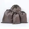 Bolsa de Almacenamiento de Viaje Impermeable de Nailon Portátil Bolsa con Cordón Organizador de Calcetines Ropa Ropa Bolsa de Tela para Salida Sub-empaque