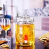 Garrafa de Infusão de Álcool de Vidro com Torneira 5 Jin 10 Jin Selada Jarra de Vinho Espessa Doméstica Garrafa Especial para Infusão de Ginseng