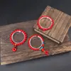 Explosiones Año de Nacimiento en Vivo Pulsera de Cinabrio Pulsera Pixiu Arena Dorada Púrpura Bajo Contenido Arena Original Pulsera de Bolsa de la Fortuna