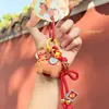 Pingente de Cavalo da Sorte e Fortuna com Moeda Autêntico Criativo Riqueza Instantânea Chaveiro de Presente de Ano Novo Pingente para Bolsa