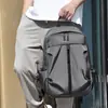 Mochila de Viagem de Poliéster com Porta de Carregamento USB Impermeável Grande Capacidade Bolsa para Laptop para Homens Mulheres Escola Caminhada