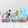 Caja de Almacenamiento de Escritorio Joyería Cosmético Lápiz Labial Almacenamiento Baño Caja de Almacenamiento de Plástico Lápiz Misceláneos Papelería Caja de Archivo