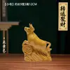 Figura de Cerámica de Vaca Tang Sancai para Riqueza y Prosperidad, Decoración de Sala de Estar del Hogar, Apertura de Negocio, Artesanía de Decoración de Rincón Feng Shui para Atraer Riqueza