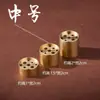 Suporte de Incenso de Latão Puro com Nove Furos Base Pequena para Incenso Queimador de Incenso Doméstico com Múltiplos Furos Suporte de Incenso Ferramenta para Incenso Suprimentos Utensílios