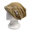 Gorro moderno y elegante de alta calidad para otoño e invierno, con diseño rasgado, esencial para fotografía callejera, gorro casual holgado para mujer.