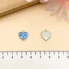 20 Pingente de Flor de Óleo Gota K Branco Pingente de Flor de Rosa Laço Flor de Óleo K Pingente DIY Pulseira Doce Fofa Acessórios de Joias