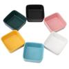 Nordic Nuts Creative Living Room Candy Plate Venda por atacado três compartimentos Snack Plate Snack Dim Sum Ceramic Dried Fruit Plate