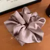 Scrunchie de Cetim Oversized Estilo Zhao Lusi 2026 Novo Elástico de Cabelo para Coque Feminino Acessório de Cabelo Scrunchie Corda de Cabelo