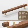 Manijas de Madera de Nogal, Gabinetes de Cajones de Madera Maciza, Puertas de Gabinete de Madera, Manijas de Armario de Madera Natural, Gabinetes de Madera, Minimalista Estilo Japonés