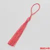 Accesorios para el Cabello con Flecos de Borla, Marcadores de Libros de Bola de Borla, Abanicos Pequeños de Ropa 100% Seda/95% Seda, y Decoraciones Colgantes