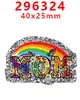 Accesorios Acrílicos de Dibujos Animados con Purpurina Transfronterizos Accesorios para Joyería DIY de Resina Parche Pasador Pasador Gt-Y-296261