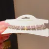 Pulsera Geométrica Cuadrada de Hebilla con Circonita de Lujo Ligero Pulsera Elegante Retro de Nicho Joyería de Mano Exquisita Personalizada de Alta Gama para Mujeres