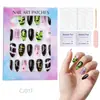 24 Peças de Unhas Postiças Usáveis para Adultos Produtos Acabados Transfronteiriços Patches de Manicure de Alta Qualidade Manicure Amêndoa Removível Atacado