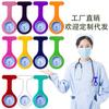 Relógio Feminino para Estudante de Medicina Silicone Relógio de Enfermeira de Bolso Broche Fábrica Logotipo Imprimível Relógio de Presente