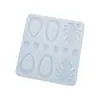 Molde de Resina de Papoula Gancho de Orelha Brincos Acessórios de Orelha Pingentes Joias de Resina de Cristal Enfeites Molde de Silicone