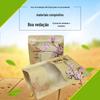 Saco de papel Kraft transparente Frutas secas Camellia Food Packaging Bag janela aberta vertical fundo auto-selante saco de alimentos antigos