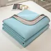 Colcha de verano fresca Clase A tecnología fresca colcha de aire acondicionado seda fresca mica helado colcha de verano lavable a máquina venta al por mayor transfronteriza
