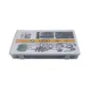 Caja de 225 Piezas Anillo de Sellado Morado Anillo Tórico de Reparación Anillo de Goma Ding Qing Anillo de Goma Resistente a Alta Presión y Alta Temperatura
