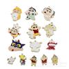 Serie Crayon Shin-Chan Accesorios de Joyería de Aleación DIY Colgante Individual Pequeño Colgante de Dibujos Animados Estilo Japonés Colgante para Coleta Accesorio para el Cabello