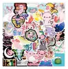 50 piezas de pegatinas hexagonales de dinosaurios animales Meixi tandl para funda de teléfono móvil, equipaje, cuaderno, vaso de agua, pegatinas decorativas al por mayor