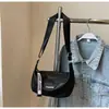 2025 Nova Moda Estilosa Casual Nova Popular Cor Sólida Design Simples Bolsa Tote Transversal Ombro Bolsa Bolinho