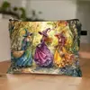 Bolsa de Cosméticos Estampada de Halloween, Bolsa de Almacenamiento Portátil, Nueva Bolsa de Tocador de Gran Capacidad de Calabaza y Bruja
