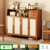 Aparador Armario de Almacenamiento Simple Integrado Montado en Pared Doméstico Estrecho Gabinete de Cocina No Madera Maciza Sala de Estar Almacenamiento Armario Pequeño de Cocina