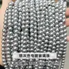 Jingde Joias Galvanizado Cor Champanhe Contas de Vidro Contas Soltas Contas Redondas Semi-Acabadas Acessórios para Joias DIY Fabricante Atacado
