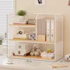 Estante de Armazenamento para Classificação de Assuntos Mesa de Estudante Armário Vertical de Múltiplas Camadas para Armazenamento de Livros Mesa de Escritório Caixa de Arquivos A4 Dormitório