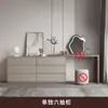 Tocador y Cómoda de Madera Maciza Integrados en una Mesa de Maquillaje de Esquina Estilo Crema, Escritorio de Dormitorio y Gabinete de Almacenamiento de Mesita de Noche
