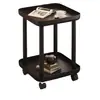 Mesa Auxiliar para Sofá, Mesa de Centro Móvil, Estante de Almacenamiento, Mesita de Noche para Dormitorio, Mini Gabinete Auxiliar de Moda para Apartamentos Pequeños