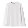 Camiseta base térmica de cuello redondo amigable con la piel para hombre, engrosada para otoño e invierno, cálida y con forro polar, camiseta de manga larga para usar en capas