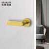 Manija de puerta de madera de acero inoxidable 304, accesorios para manijas, cerradura dividida para dormitorio doméstico, manija de puerta de seguridad, accesorios para puertas interiores