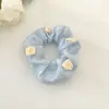 Elástico de Cabelo Camélia Estilo Francês para Mulheres, Acessório de Coque de Alta Qualidade, Scrunchie da Moda, Faixa de Cabelo Versátil